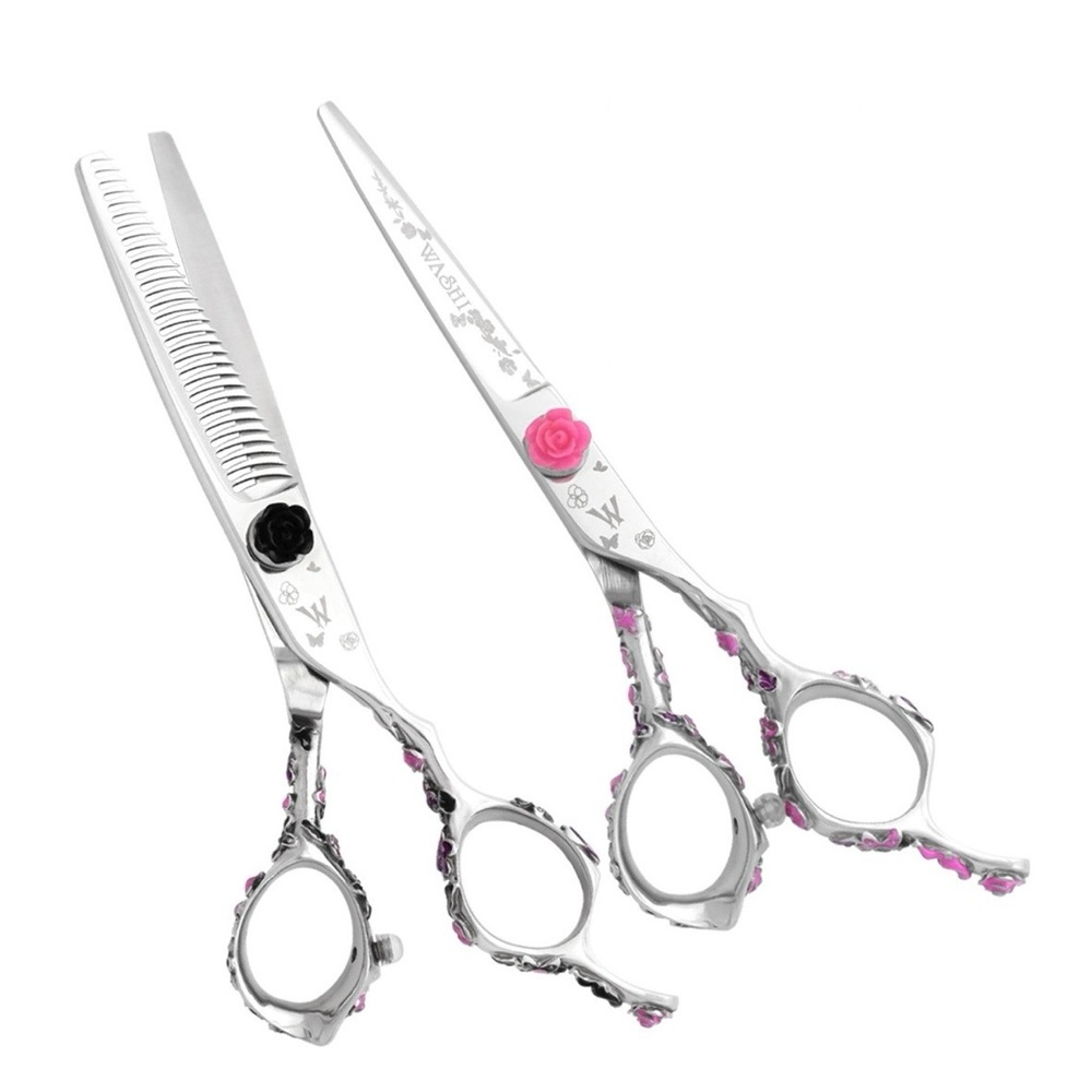 Washi Rosebud Haircut Shears Set